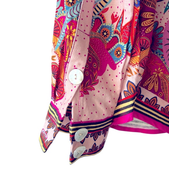 FARM Rio Multicolor Tropical Button Down Shirt - Picture 11 of 16